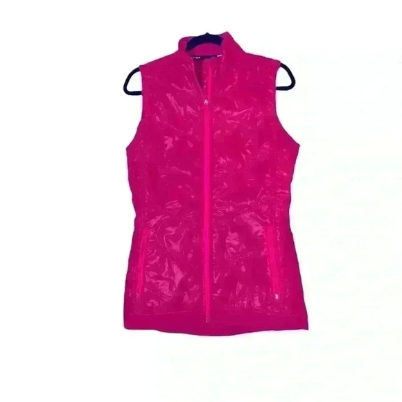 Nike Golf Women’s Lightweight Pink Puffer Vest Size Medium Tall - Picture 1 of 10